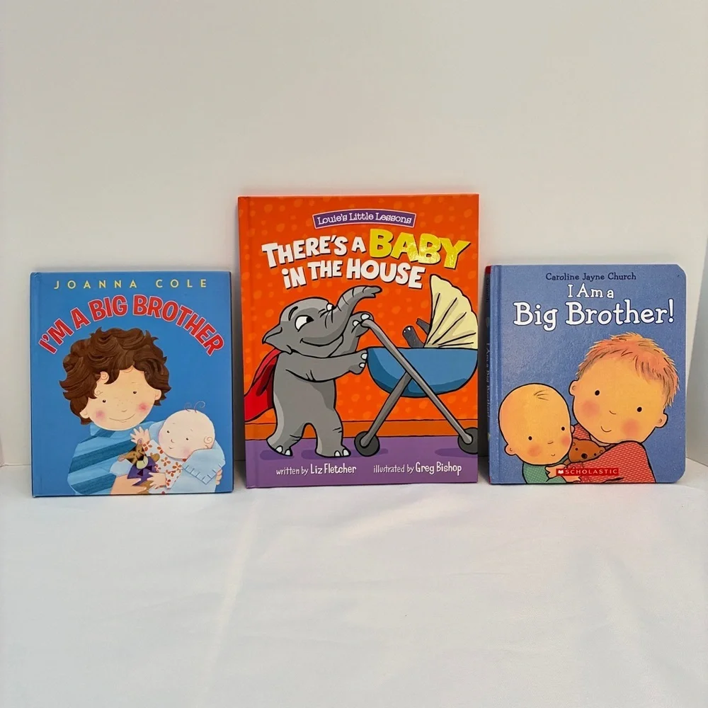 There's A Baby In The House/ I Am A Big Brother Hardcover 3 Book Bundle